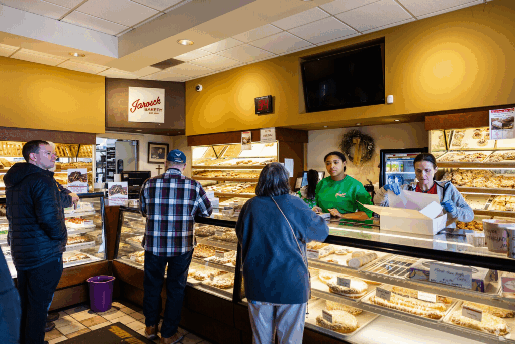 Jarosch Bakery is a family run shop in Elk Grove Village